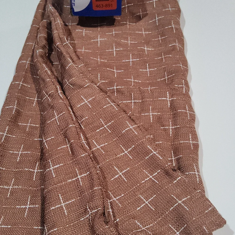 Decorative Burlap‎ Linen Throw Pillow Covers  Pillowcases 20x20 Pack 2. Brick